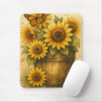 Sunflower Journal Mouse Pad