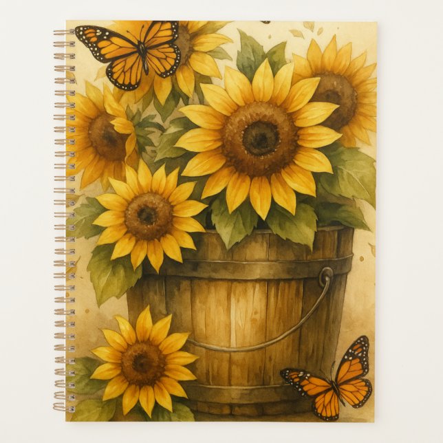 Sunflower Journal Planner (Front)