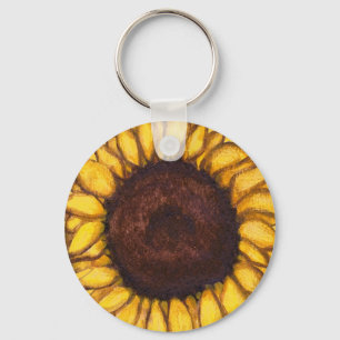 Sunflower Key Chains Cheerful Yellow Flower Gifts