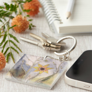 Sunflower Key Ring