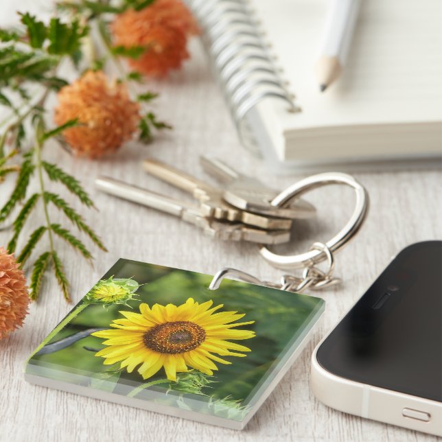 Sunflower Key Ring (Front Right)