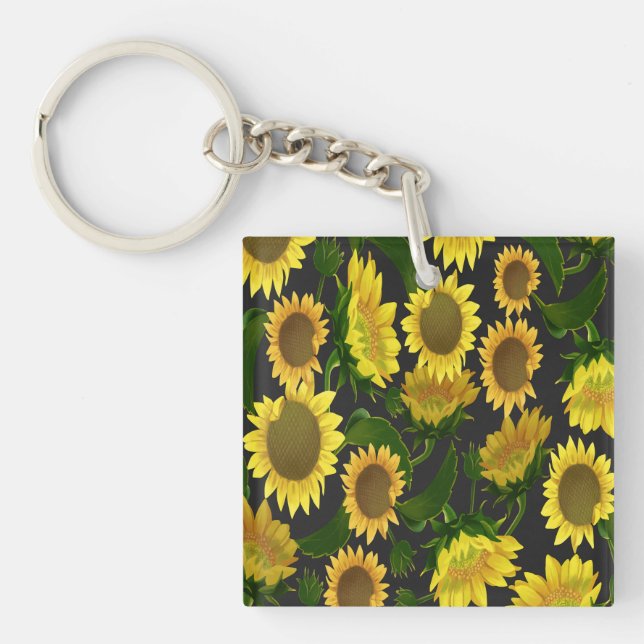 Sunflower Key Ring (Front)