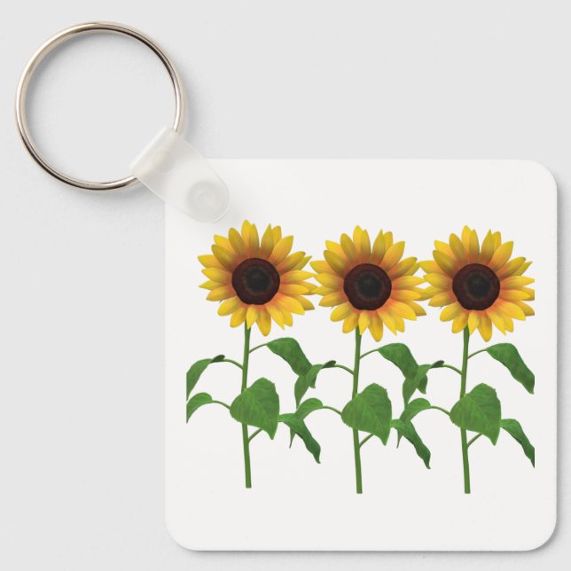 Sunflower keychain (Front)