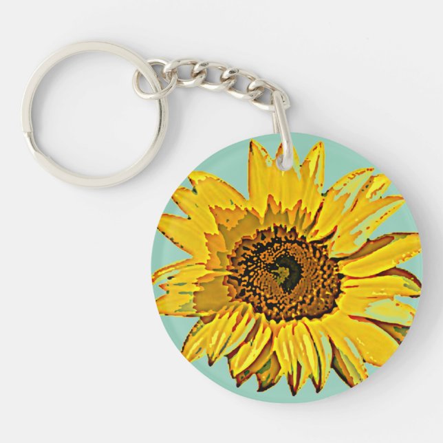 Sunflower Keychain (Front)