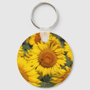 Sunflower keychain