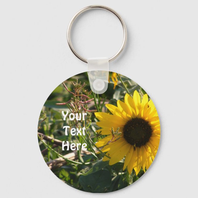 Sunflower Keyring (Front)