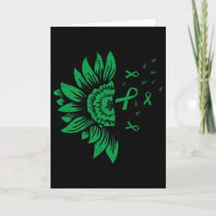 Sunflower Kidney Disease Mental Health Scoliosis R Card