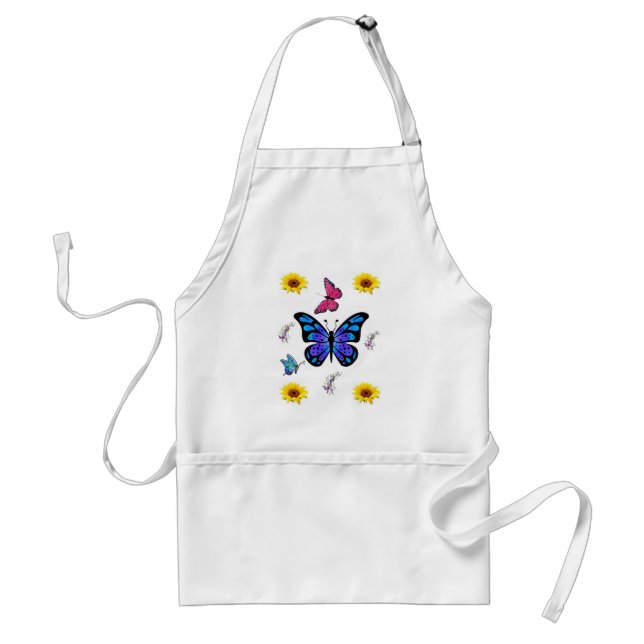 Sunflower Kitchen Apron Butterfly (Front)
