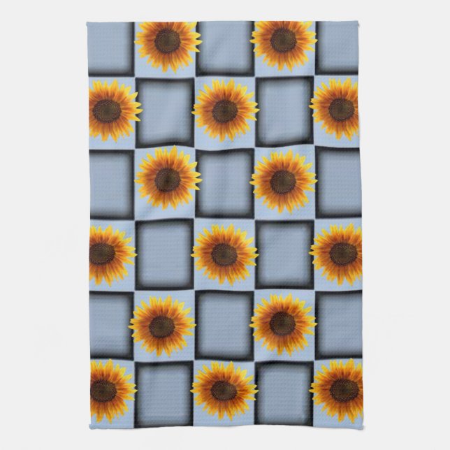 Sunflower Kitchen Towel (Vertical)