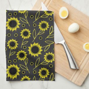 Sunflower kitchen towel