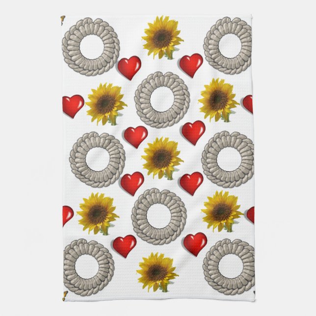 Sunflower Kitchen Towel (Vertical)