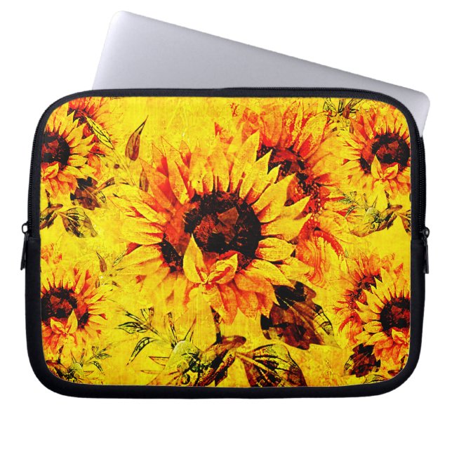 Sunflower Laptop Sleeve (Front)