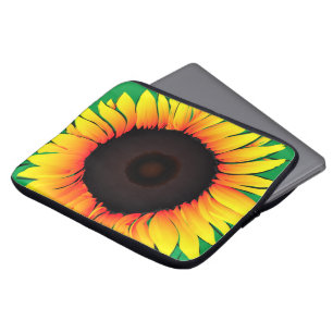 Sunflower Laptop Sleeve - Custom Colours