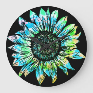 Sunflower Large Clock