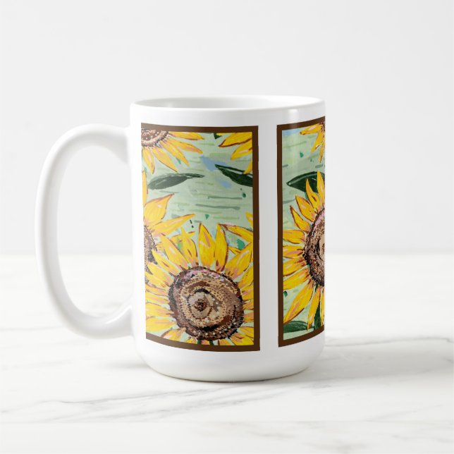 Sunflower Large Mug (Left)