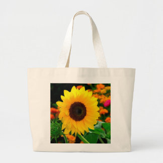 sunflower large tote bag