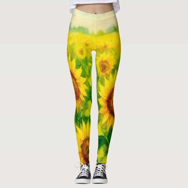 Sunflower Leggings (Front)