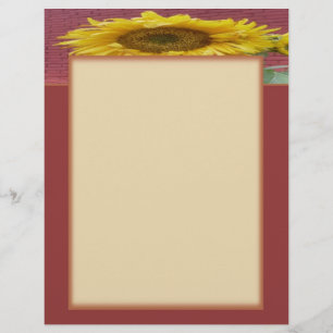 Sunflower Letterhead