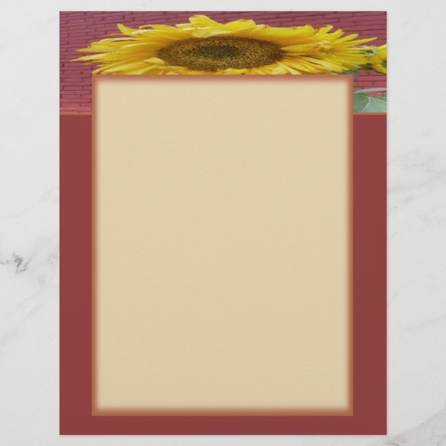 Sunflower Letterhead (Front)