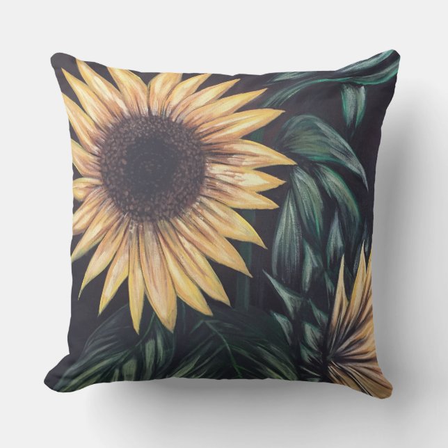 Sunflower Life Outdoor Cushion (Front)