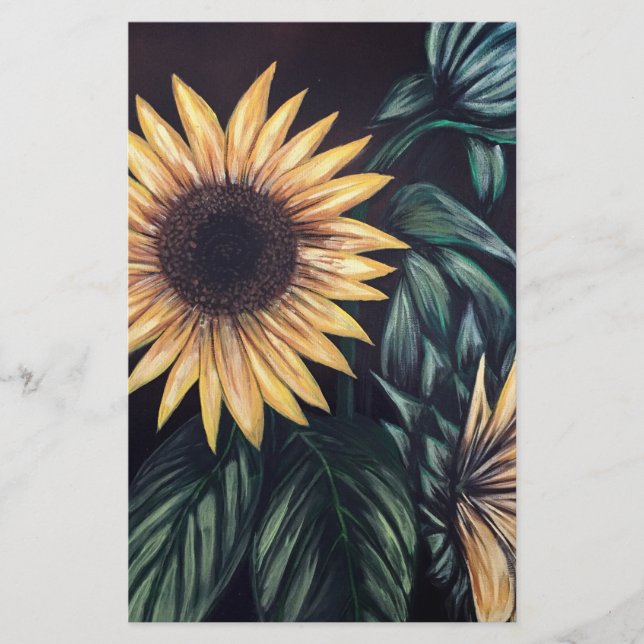 Sunflower Life Stationery (Front)
