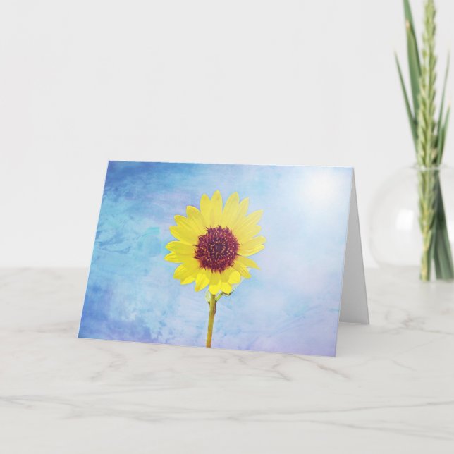 Sunflower Light 2 Scripture Card John 12:46 (Front)