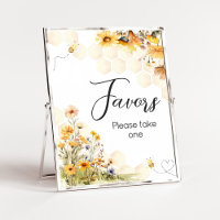 Sunflower Little Honey Baby Shower Favours