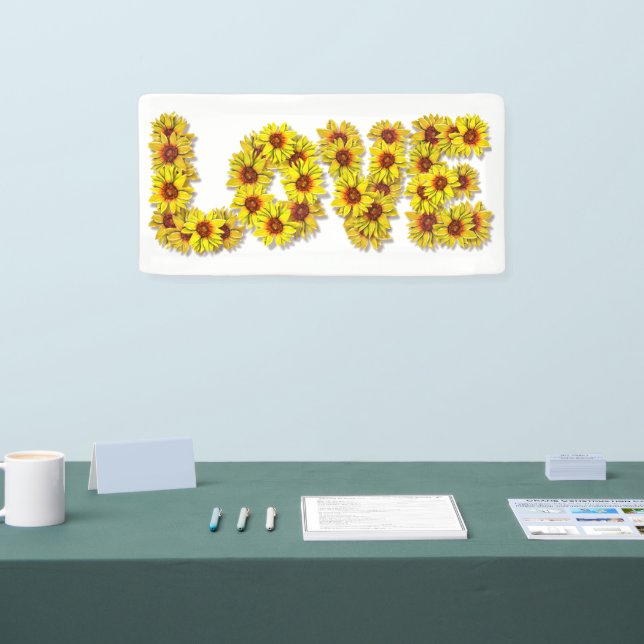 Sunflower Love Banner (Tradeshow)