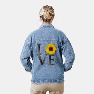 Sunflower Love Denim Jacket