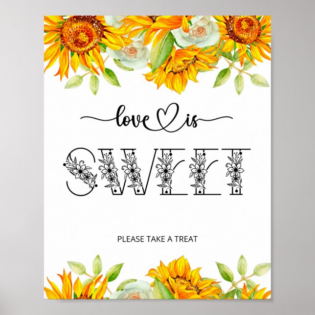 Sunflower Love is sweet poster (Front)