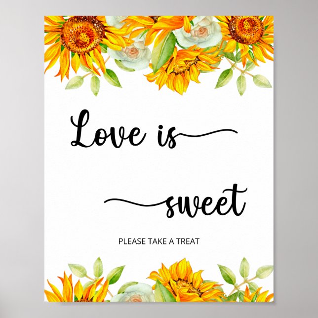 Sunflower Love is sweet poster (Front)