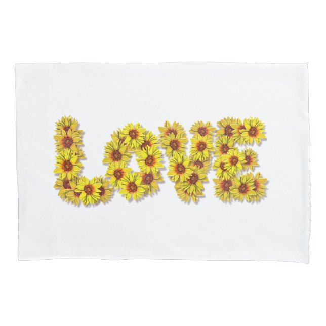 Sunflower Love Pillowcase (Front)