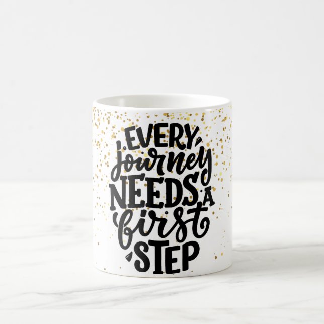 Sunflower Lovers d sunshine, first step Coffee Mug (Center)