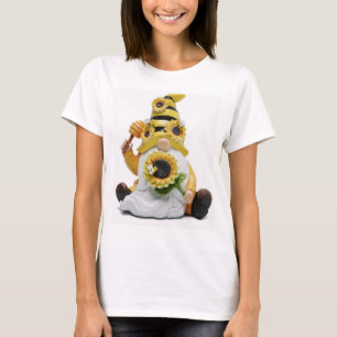 SUNFLOWER LOVING GNOME T-SHIRT FOR HER