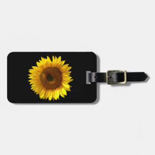 Sunflower Luggage Tag