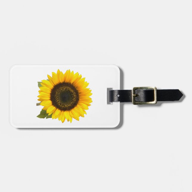 Sunflower Luggage Tag (Front Horizontal)