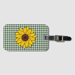 Sunflower Luggage Tag