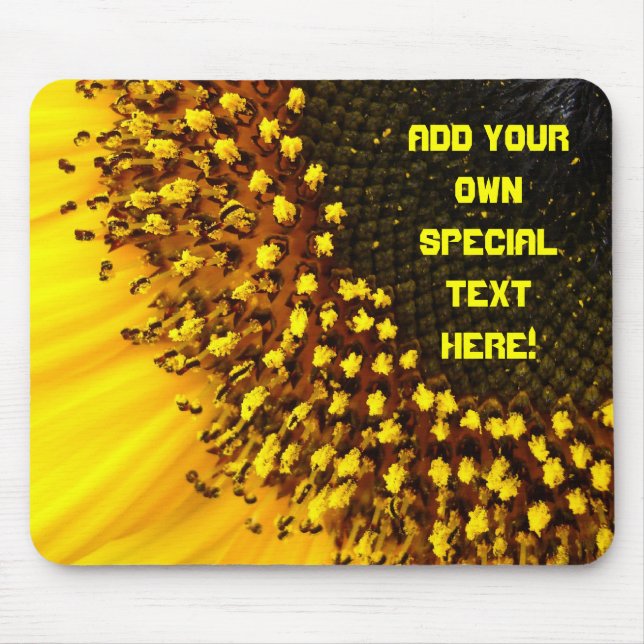 SUNFLOWER MACRO  Mousepad (Front)