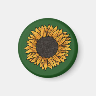 Sunflower Magnet