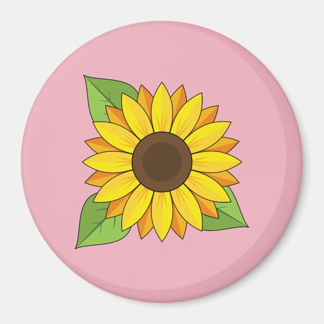 Sunflower Magnet (Front)