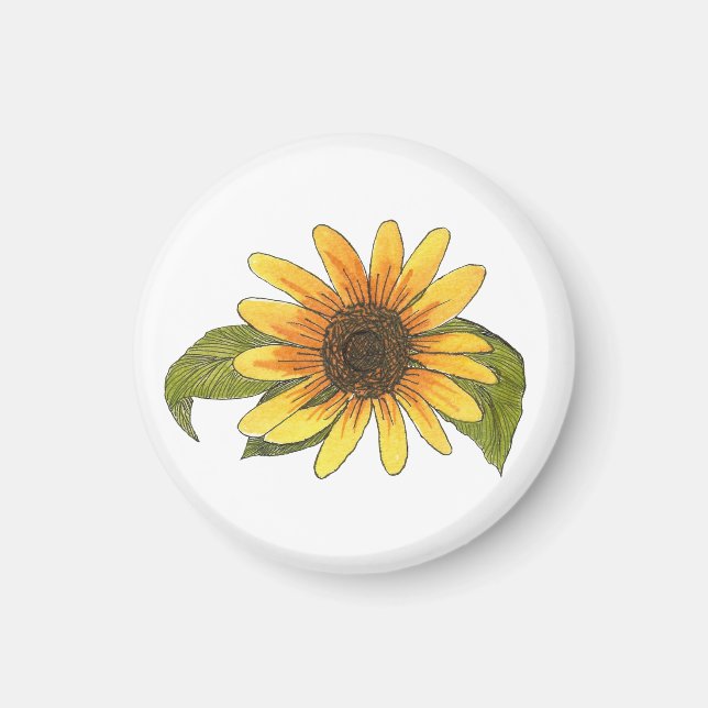 Sunflower magnet (Front)