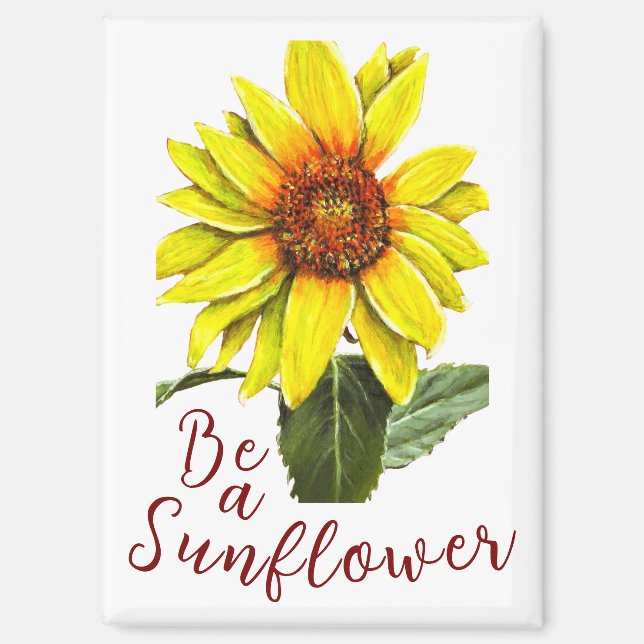 Sunflower Magnet (Front)