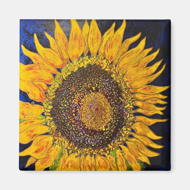Sunflower magnet (Front)