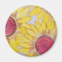 Sunflower magnet