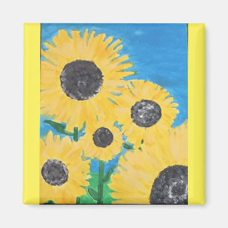Sunflower Magnet