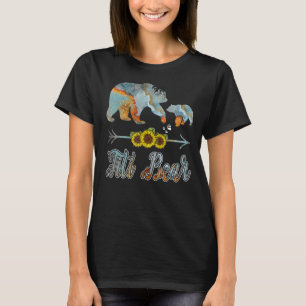 Sunflower Matching Family Outfits Titi Bear Mother T-Shirt