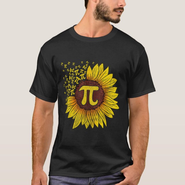 Sunflower Math Nerd Teacher Shirt  (Front)