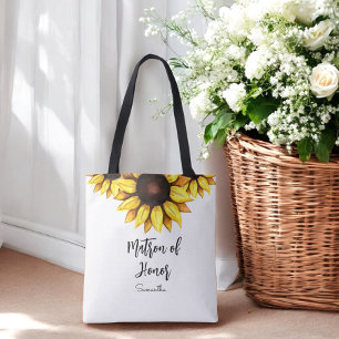Sunflower Matron of Honour Wedding   Tote Bag