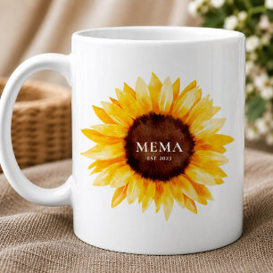 Sunflower Mema Coffee Mug