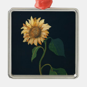 Sunflower Metal Ornament